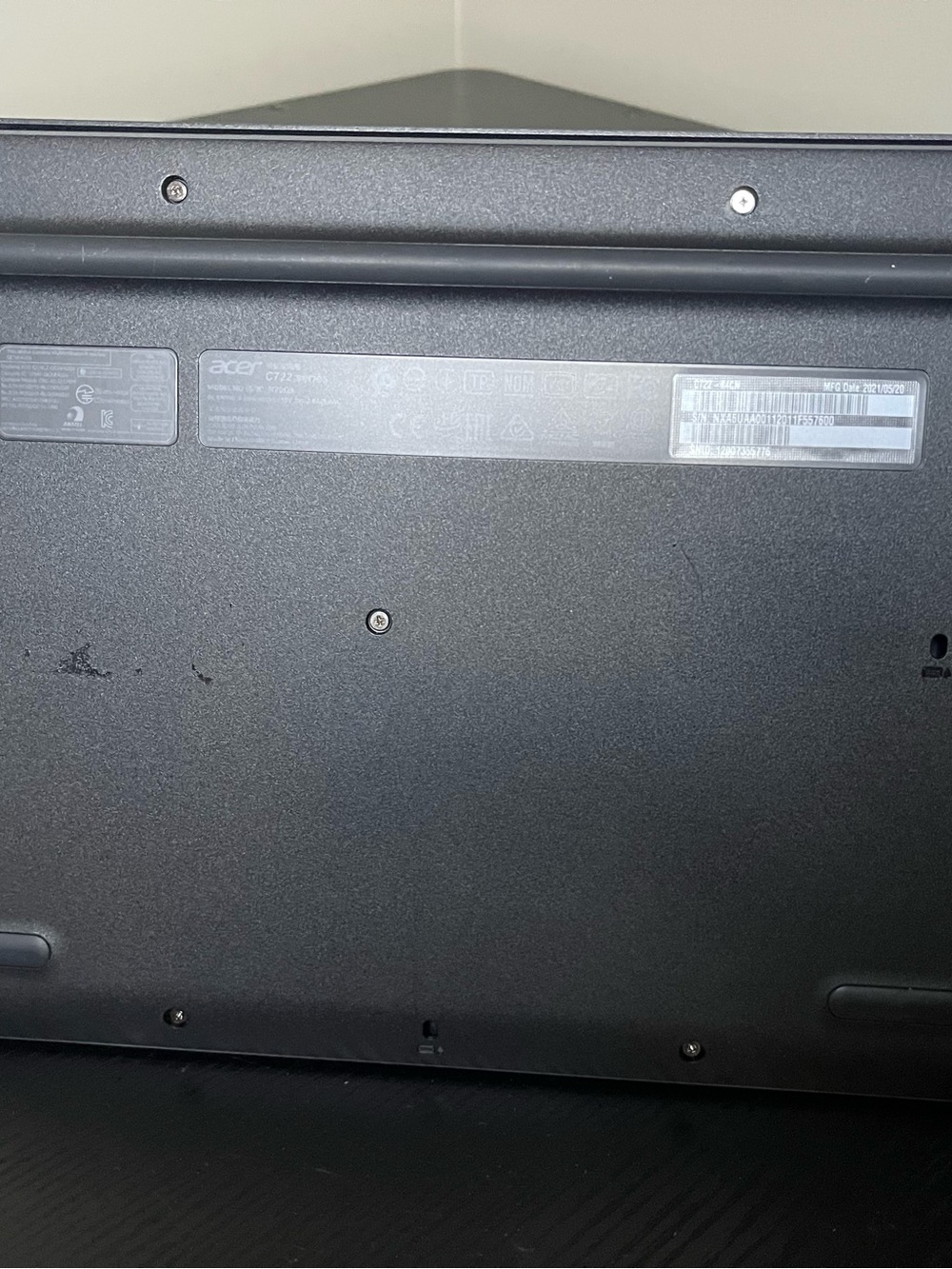 Acer Chromebook Laptop - Dark Gray - Picture 3 of 5